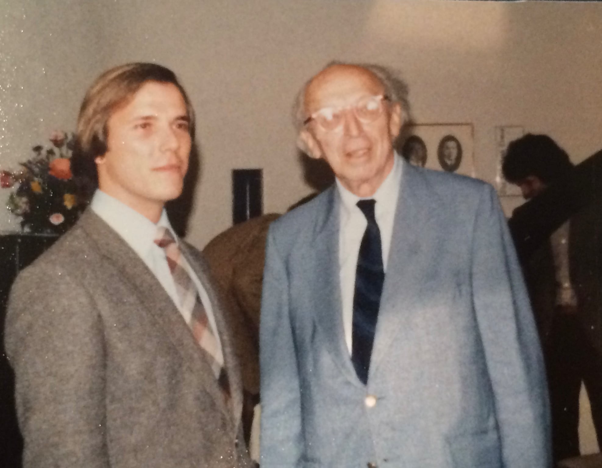 Frank La Rocca with Aaron Copland